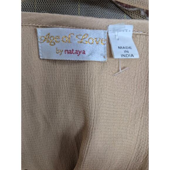 Age of Love Nataya Dress Messy Coquette Boho Feminine Romantic Titanic Look Sz S - Picture 4 of 6